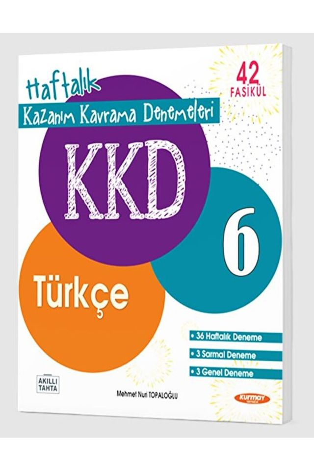 KKD 6. Sınıf Türkçe Haftalık Kazanım Kavrama Denemeleri / Kurmay Yayınları / 9786258450200