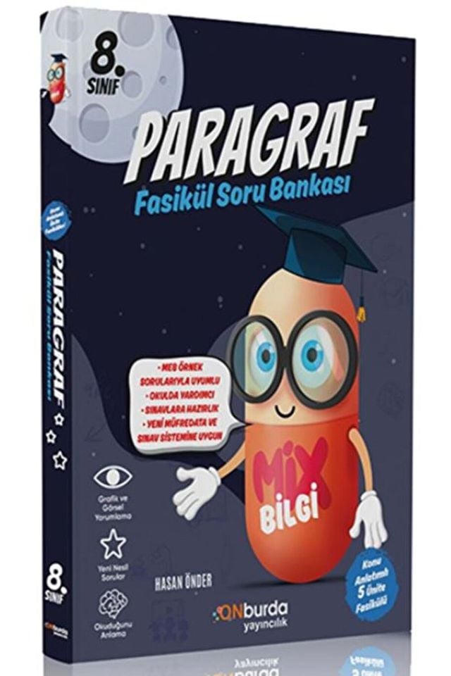 8. Sınıf Mix Bilgi Paragraf KÖ Fasikül Soru Bankası / Kolektif / ONburda Yayınları / 9786257167291