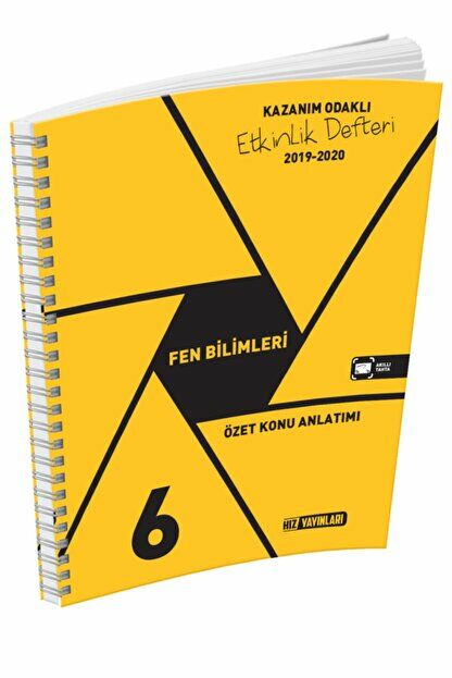 6. Sınıf Fen Bilimleri Etkinlik Defteri Hız Yayınları