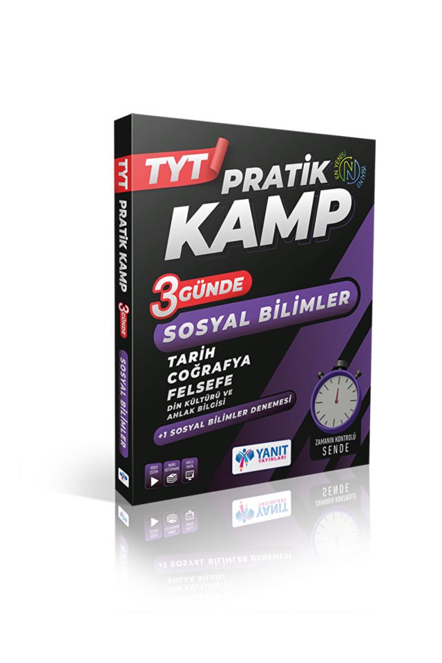 TYT 3 Günde Sosyal Bilimler Pratik Kamp / Kolektif / Yanıt Yayınları / 9786258110579