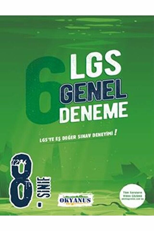 8. Sınıf LGS 6 Genel Deneme / Kolektif / Okyanus Yayınları / 9786257434065