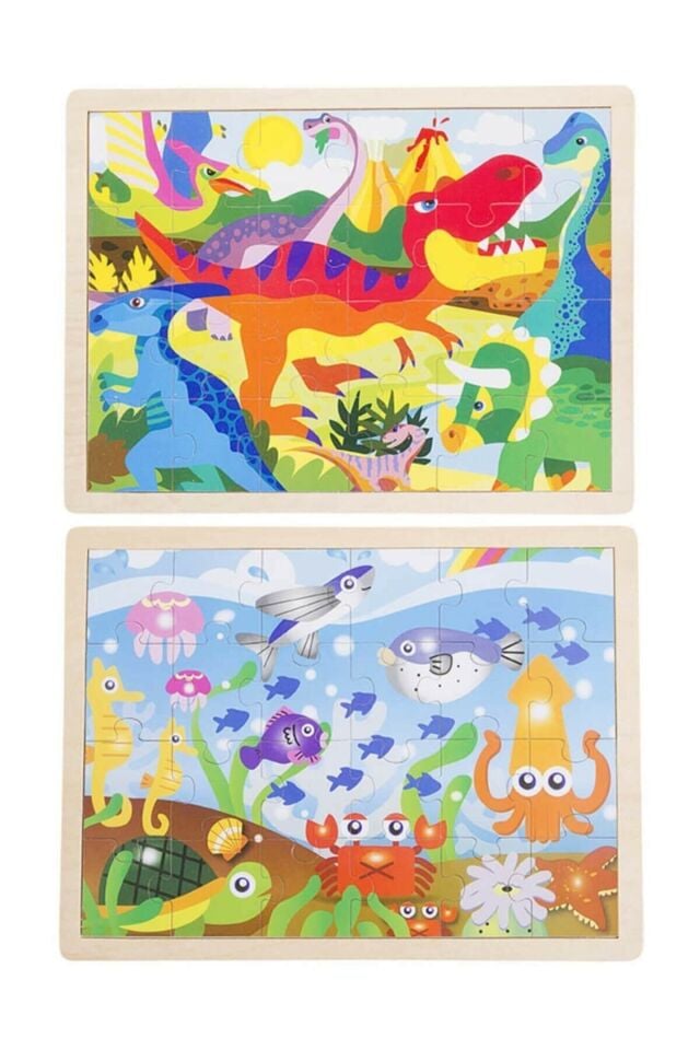 Ahşap Puzzle 40x30 Cm. 24 Parça