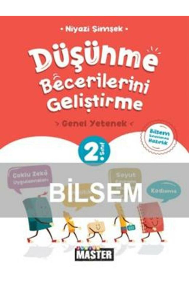 2. Sınıf Junior Master Düşünme Becerilerini Geliştirme Genel Yetenek ( Bilsem Sınavlarına Hazırlık )