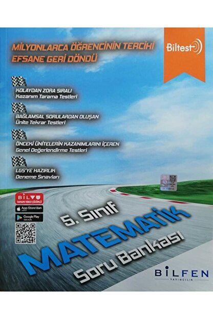 5. Sınıf Biltest Matematik Soru Bankası / Kolektif / Bilfen Yayıncılık / 9786258337648