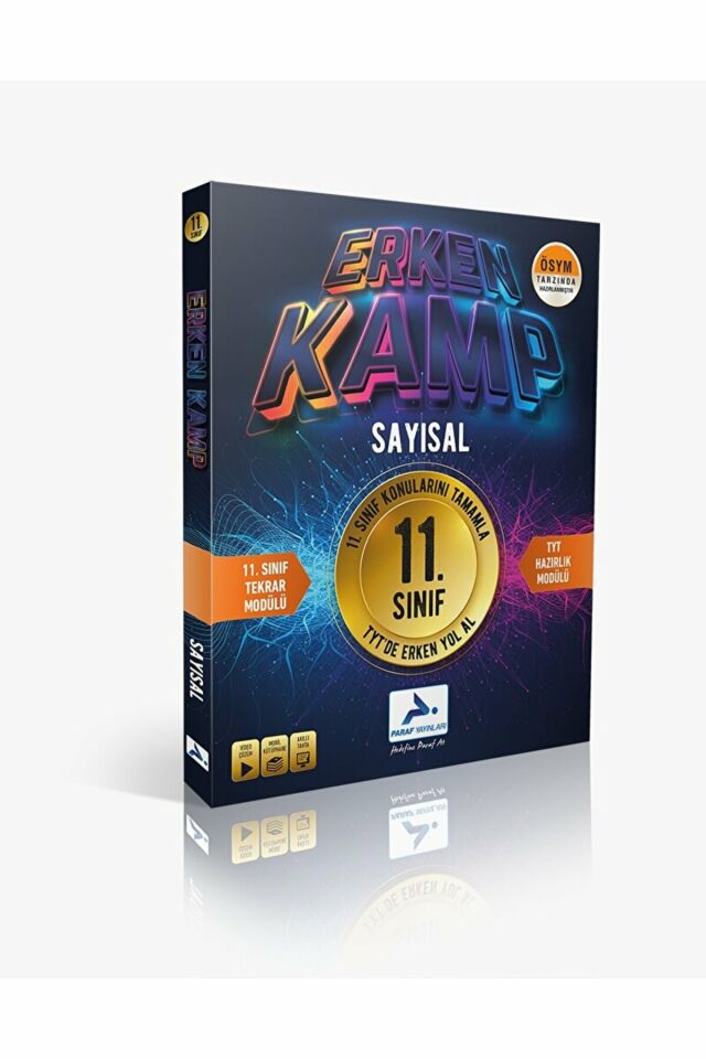 11. Sınıf Sayısal Erken Kamp Kitabı / Kolektif / Paraf Yayınları / 9786257423564