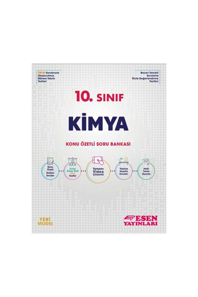 10.sınıf Kimya Konu Özetli Soru Bankası 2022-2023