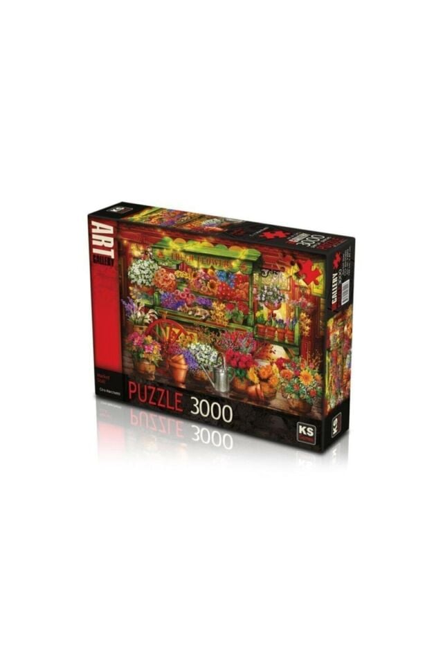 23002 Ks, Market Stall, 3000 Parça Puzzle
