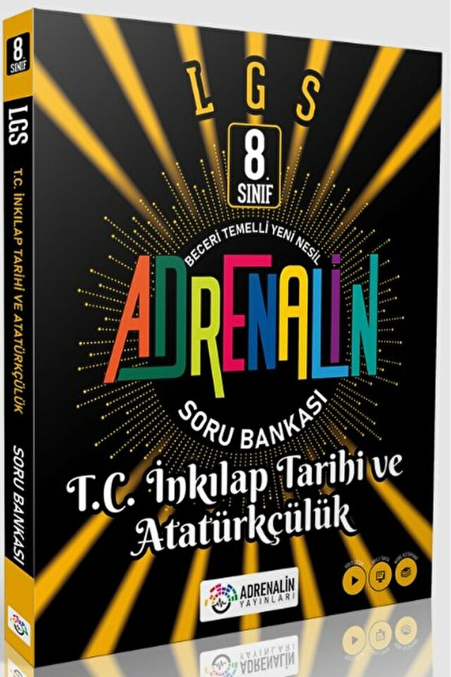 8. Sınıf Adrenalin T.C. İnkılap Tarihi ve Atatürkçülük Soru Bankası / 9786057181381