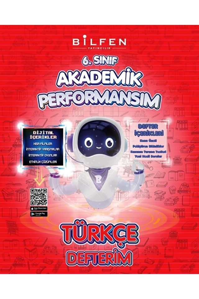 6. Sınıf Türkçe Akademik Performansım Defterim / Kolektif / Bilfen Yayıncılık / 9786258313031