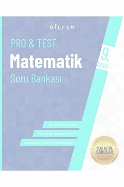 9. Sınıf Matematik Protest Soru Bankası / Kolektif / Bilfen Yayıncılık / 9786257857581