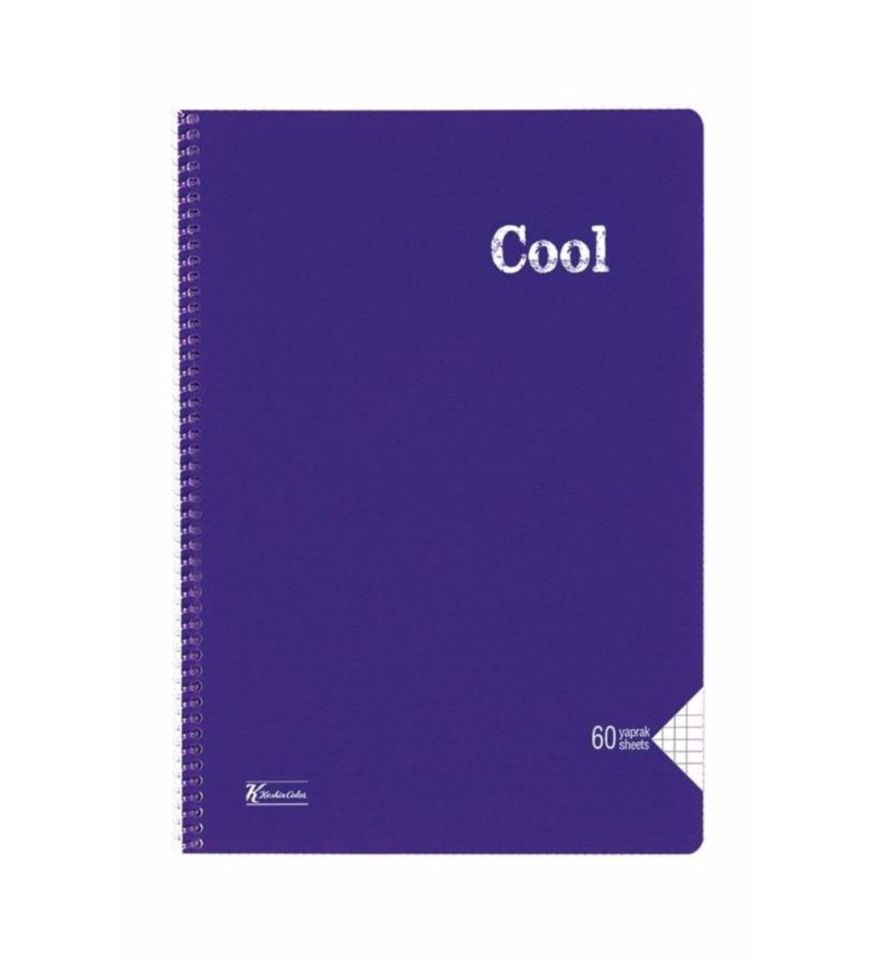 Keskin Color A4 60 Yaprak Çizgili Pp Kapak Spiralli Cool Defter