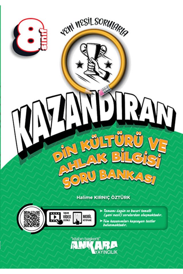 8. Sınıf Kazandıran Din Kültürü ve Ahlak Bilgisi Soru Bankası / Ankara Yayıncılık / 9786257488761