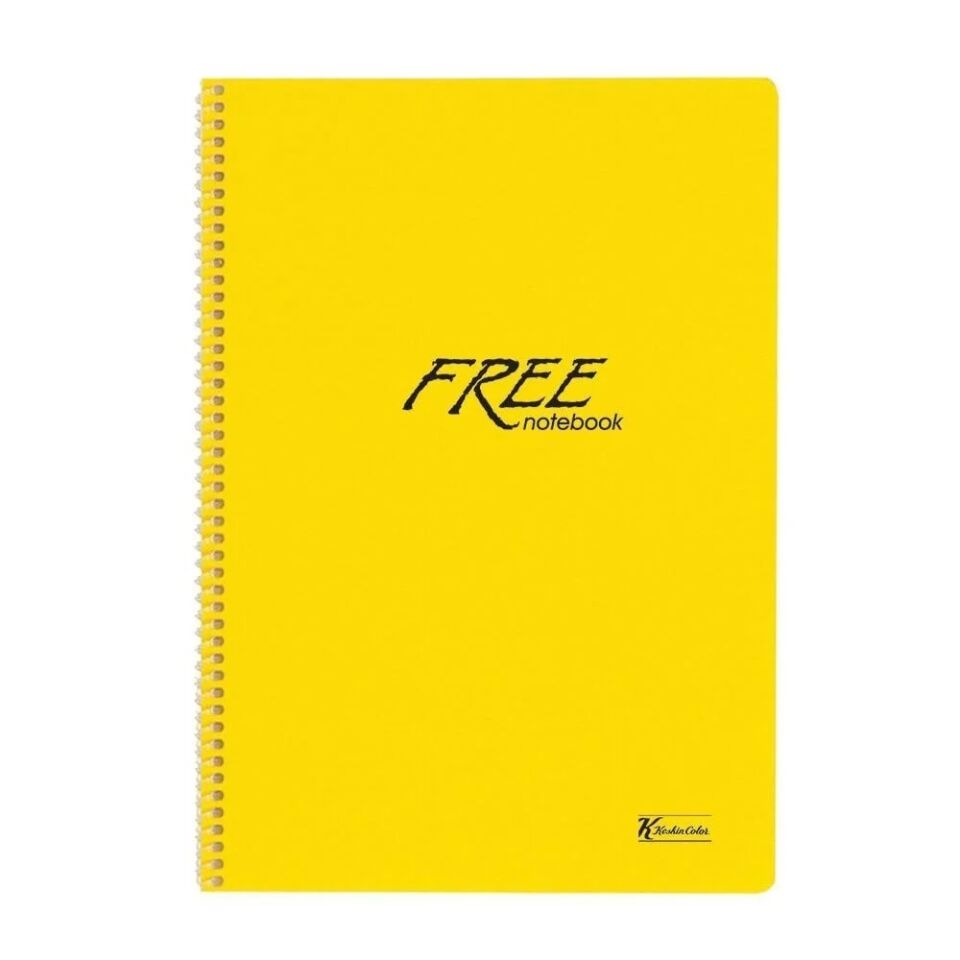 Keskin Color A4 100 Yaprak Çizgili Spiralli Pp Kapak Free Defter
