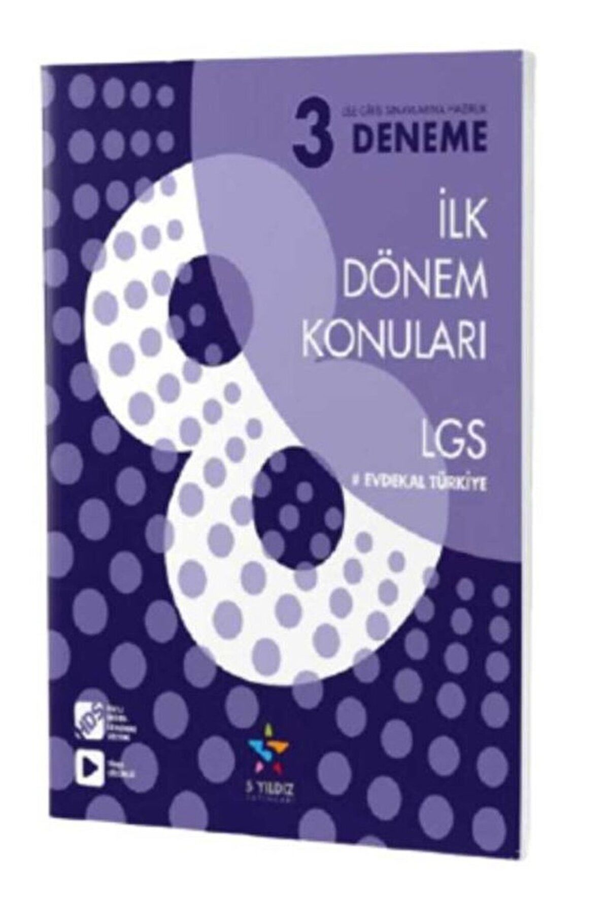 LGS İlk Dönem Konuları 3'Lü Deneme / Kolektif / 5 Yıldız Yayınları / 9786050607161