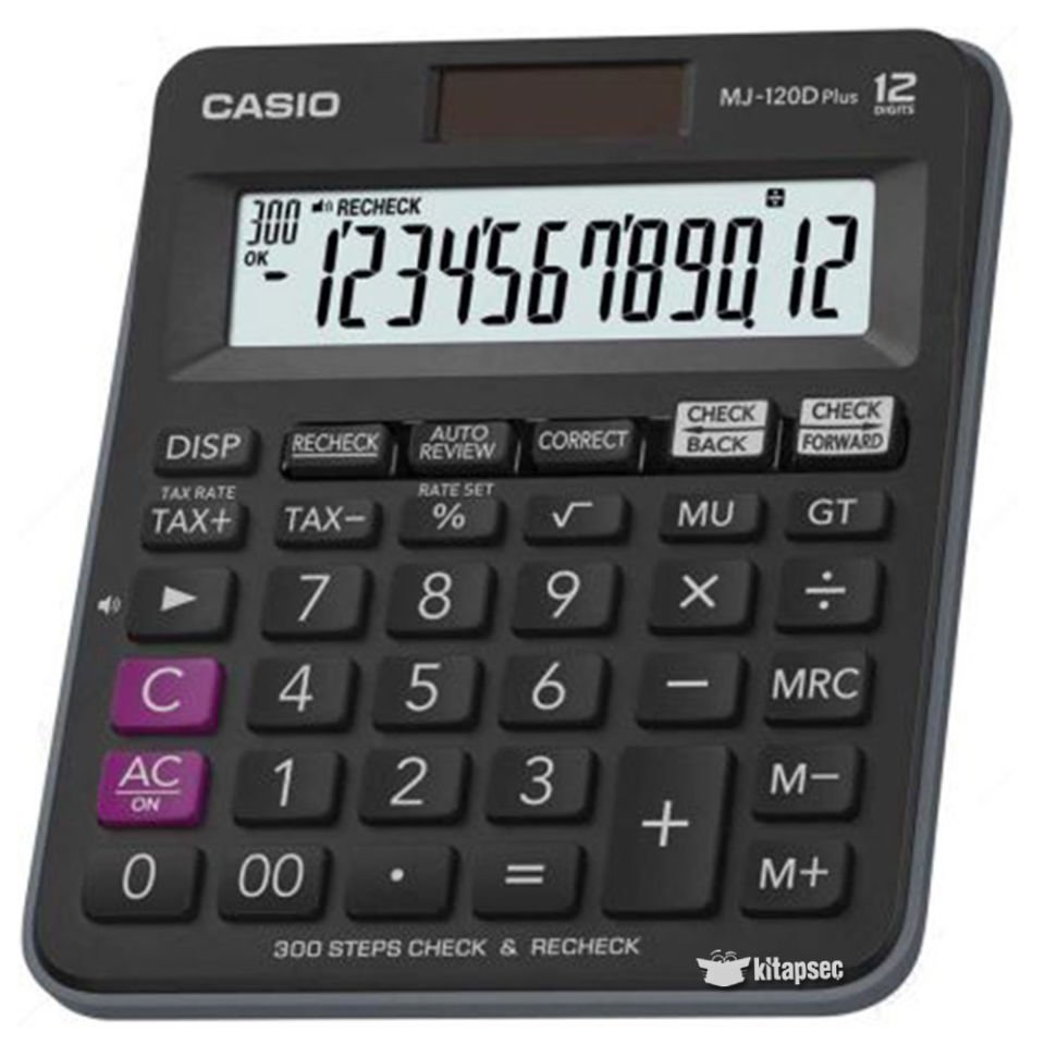CASIO MJ-120D PLUS HESAP MAKİNASI