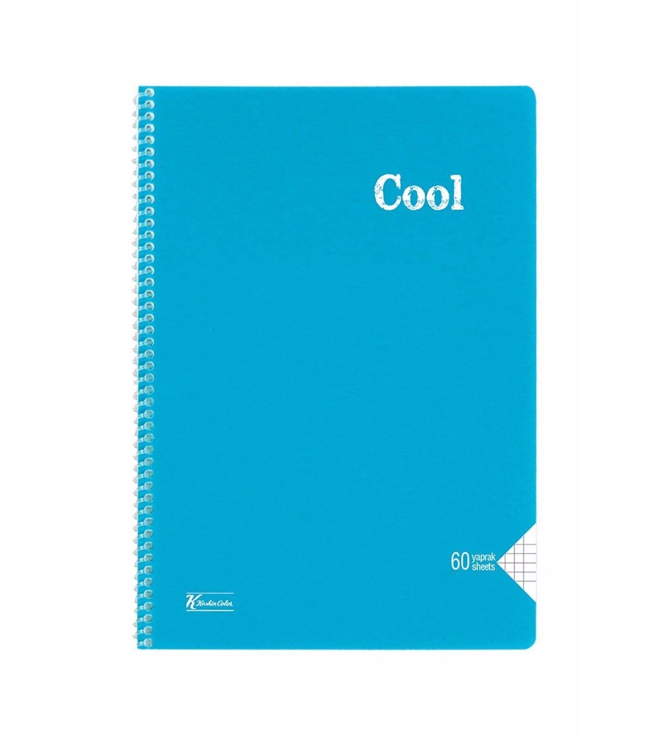 Keskin Color A4 60 Yaprak Kareli Pp Kapak Spiralli Cool Defter