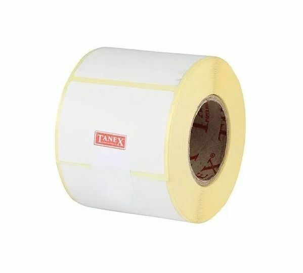 TANEX 20x40 mm ECO TERMAL RULO ETİKET 5 Lİ 25mm ÇAP 5000 ADET