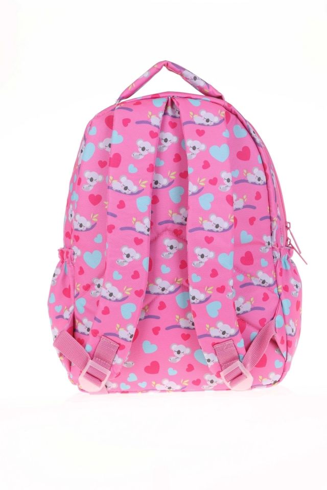 L5102 KIDS&LOVE SIRT ÇANTASI PULLU RUGAN KOALA Ve Beslenme Çantası