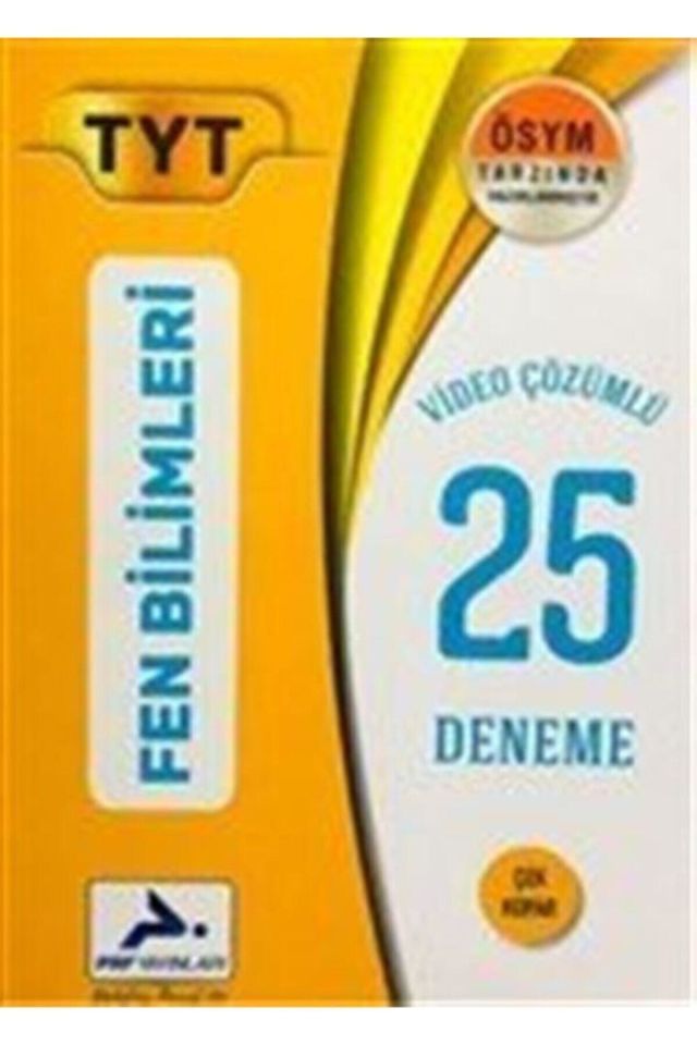 Tyt 25 Li Fen Bilimleri Deneme Paraf Yayınları