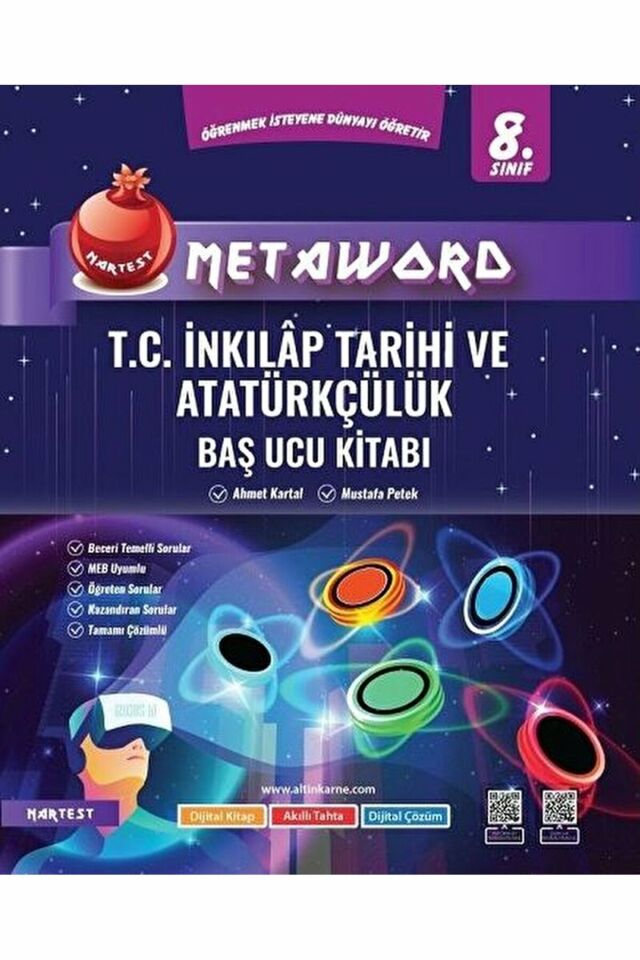 8. Sınıf T.C. İnkılap Tarihi ve Atatürkçülük Metaword Baş Ucu Kitabı / 9786257865524