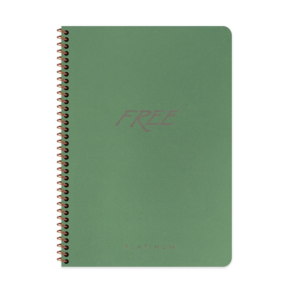 Keskin Color A4 80 Yaprak Çizgili Spiralli PP Kapak Free Platinum Defter