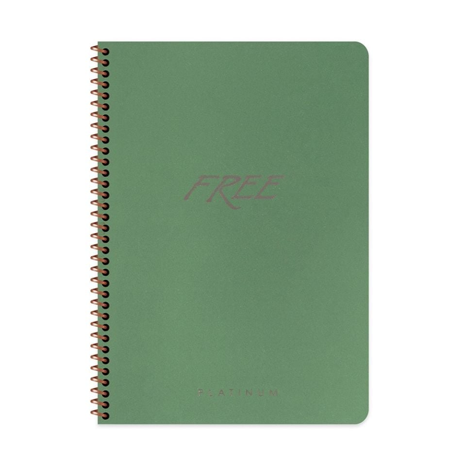 Keskin Color A4 80 Yaprak Çizgili Spiralli PP Kapak Free Platinum Defter