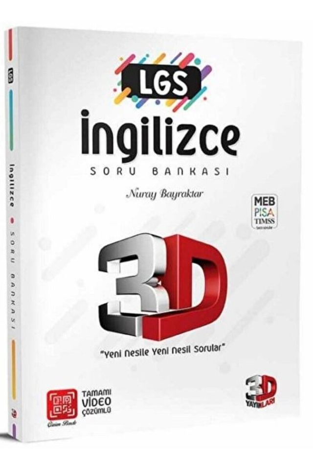 LGS 3D İngilizce Soru Bankası / Nuray Bayraktar / 3D Yayınları / 9786257851053