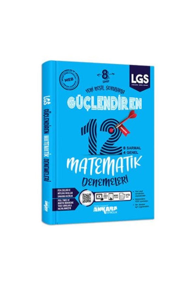8. Sınıf Matematik Güçlendiren Denemeleri (12 Adet)