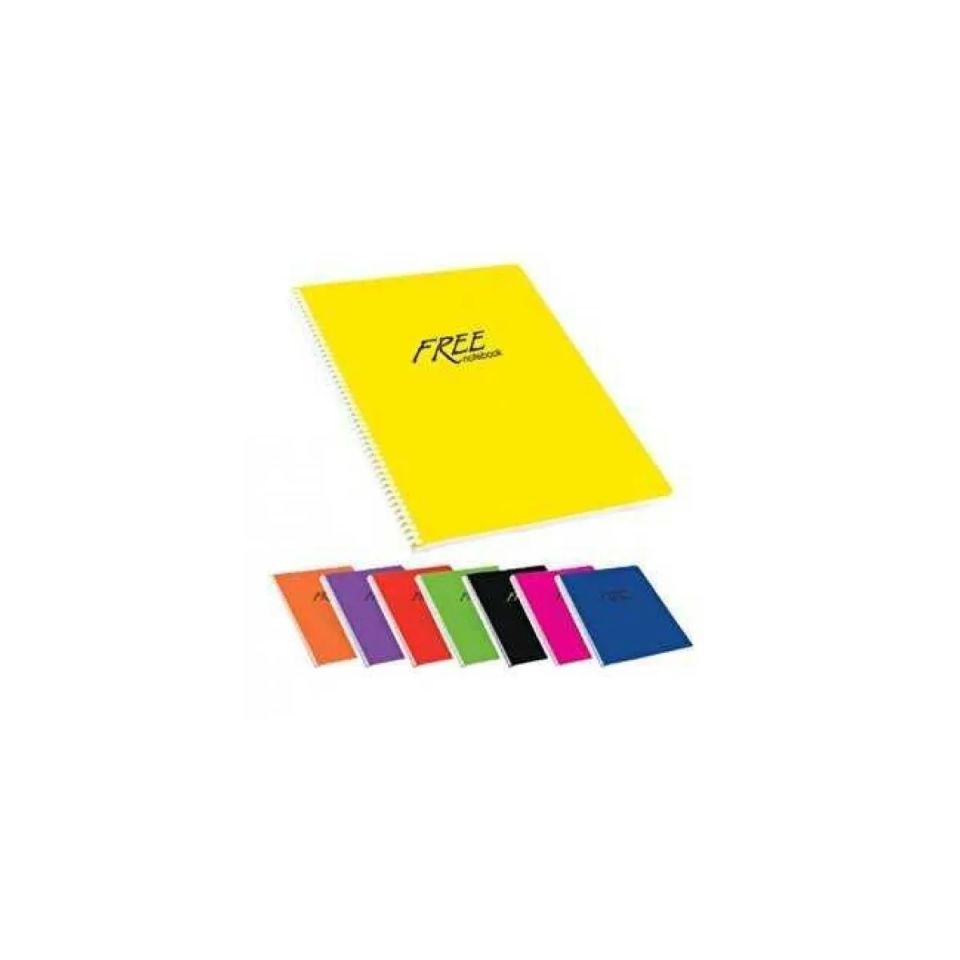 Keskin Free A4 Spiralli Kareli Pastel Show 160yp Defter