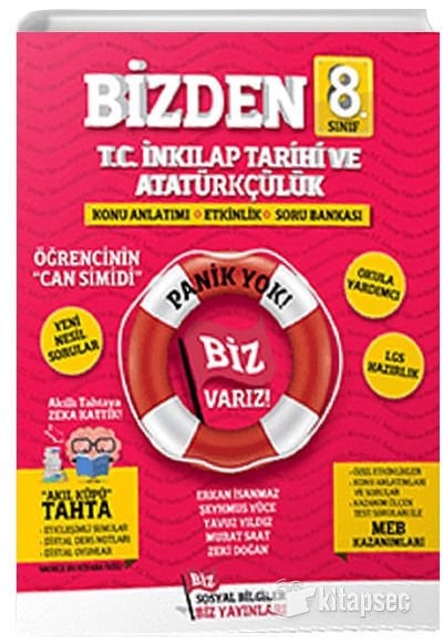 8. Sınıf Bizden T.C. İnkılap Tarihi ve Atatürkçülük Konu Anlatımlı Soru Bankası