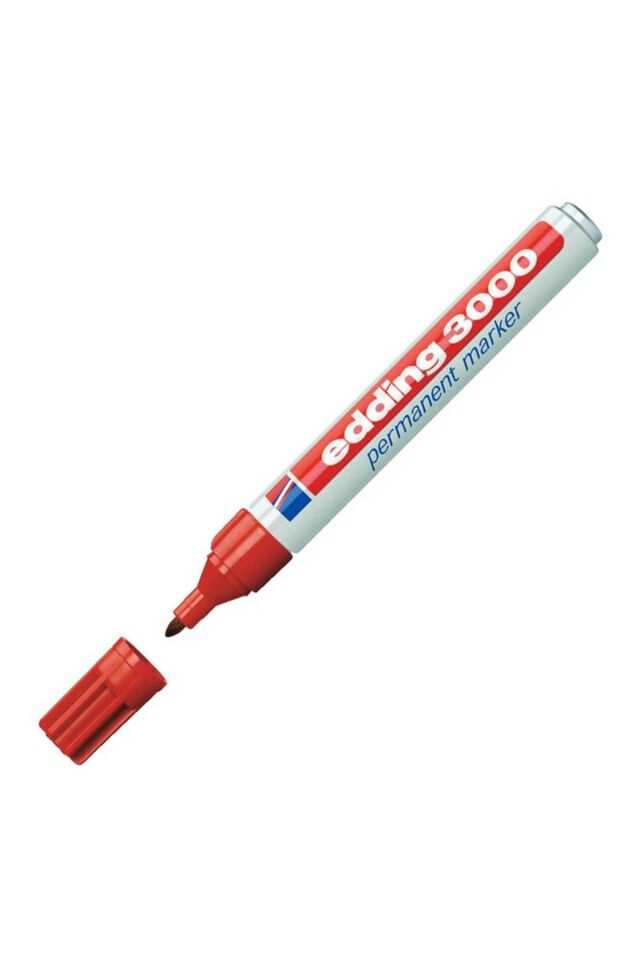 Kırmızı Permanent Markör 3000