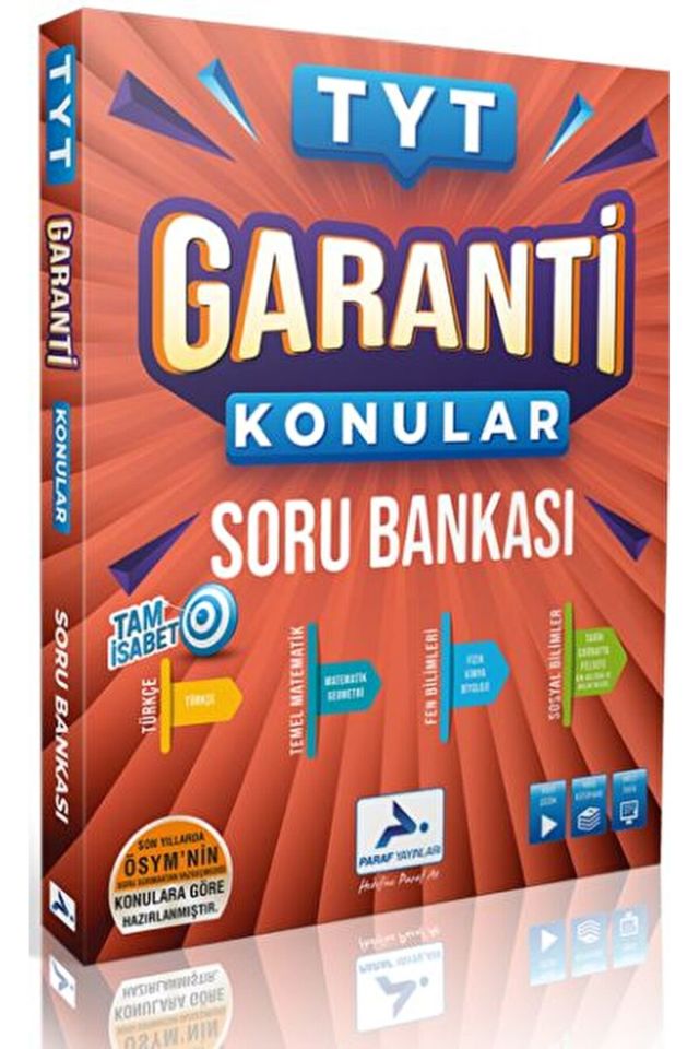 Tyt Garanti Konular Soru Bankası / Kolektif / Paraf Yayınları / 9786257423137