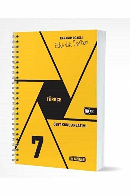 7. Sınıf Türkçe Etkinlik Defteri