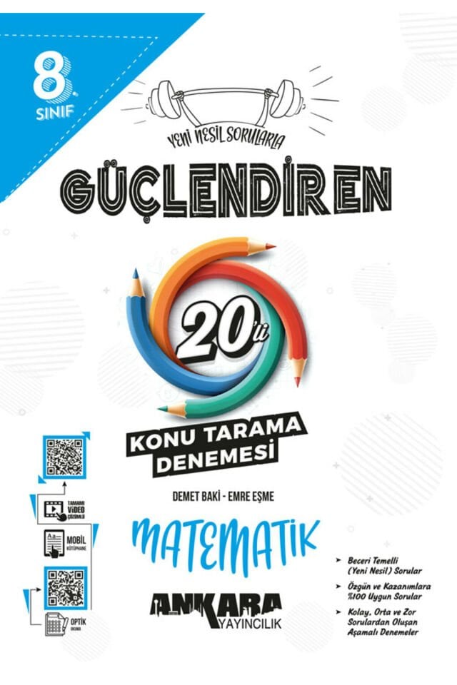 8.? ?Sınıf Güçlendiren Matematik 20'li Konu Tarama Denemesi