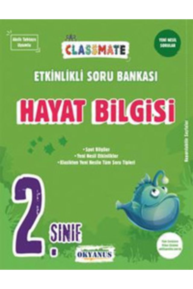 2. Sınıf Hayat Bilgisi Etkinlikli Soru Bankası Classmate 9786057832979
