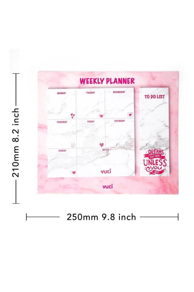 Masa Üstü Haftalık Planlayıcı Defter