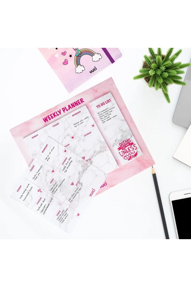 Masa Üstü Haftalık Planlayıcı Defter