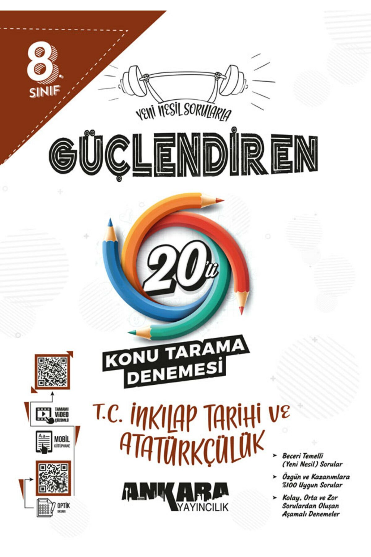 8.? ?Sınıf Güçlendiren T.C. İnkılap Tarihi ve Atatürkçülük 20'li Konu Tarama Denemesi