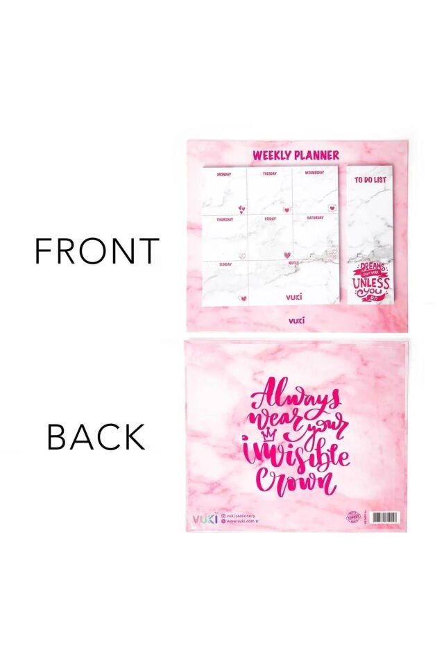 Masa Üstü Haftalık Planlayıcı Defter