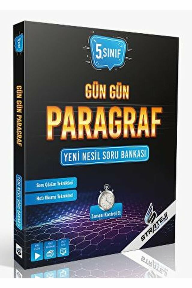 5. Sınıf Gün Gün Paragraf Yeni Nesil Soru Bankası / Kolektif / Strateji Yayınları / 9786257222419