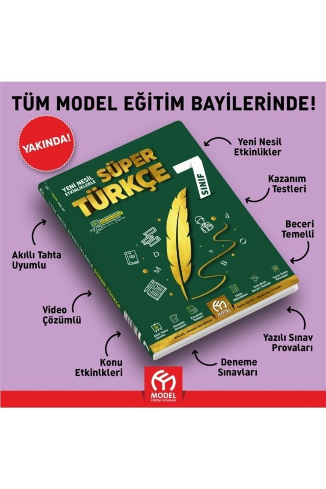 7.sınıf Süper Türkçe Yeni Nesil Soru Bankası