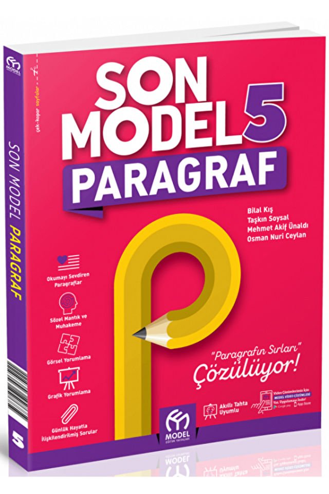 5. Sınıf Son Model Paragraf Soru Bankası / Kolektif / Model Eğitim Yayıncılık / 9786257346504