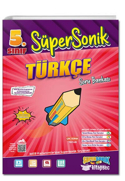Tonguç 5 sınıf Süpersonik Türkçe Soru Bankası