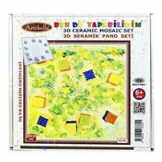 3d-08 Artebella Seramik Pano Boyama 20x20 Cm