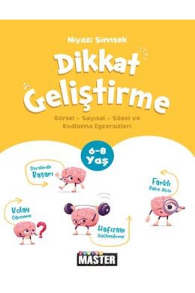 6-8 Yaş Junior Master Dikkat Geliştirme Egzersizleri