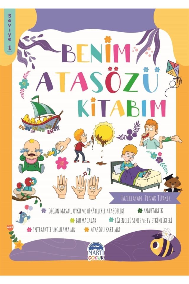 Benim Atasözü Kitabım - Seviye 1 - Pınar Türker 9786254486562