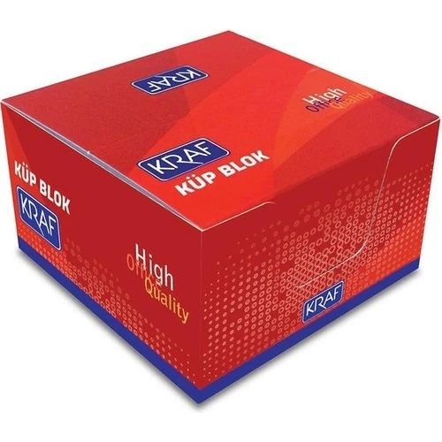 Kraf Küp Blok Ivory 8x8 cm 115 Gr Göz Yormayan
