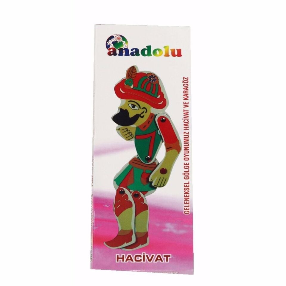 Anadolu Hacivat ve Karagöz Kukla - Geleneksel Gölge Oyunu Seti