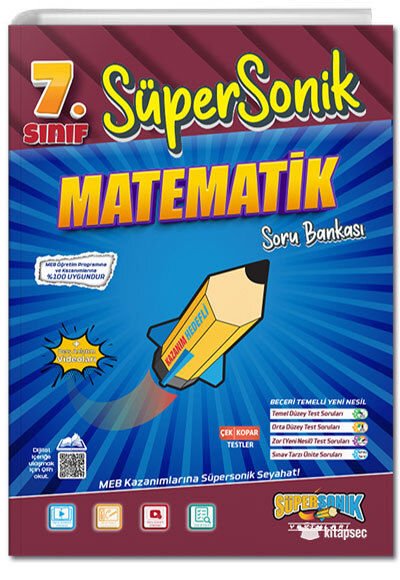 Tonguç 7 Sınıf Süpersonik Matematik Soru Bankası