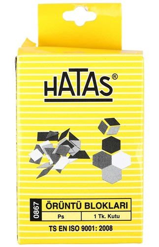 Hatas 0867 Örüntü Blokları ( Kutulu - Yeni Model )